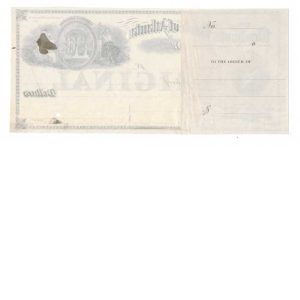 Merchants Bank of Atlanta, check proof on india, American Bank Note Co. 1883 - Image 4