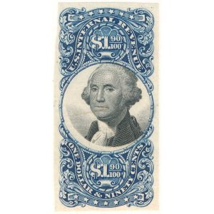 R122P3 $1.90 Second Issue Revenue Stamp Proof - Image 2