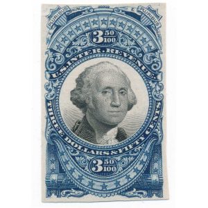 R126P3 $3.50 Second Issue Revenue Stamp Proof on india