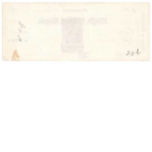 RN-B11 on Curry & Richards check, Providence, RI 1867 - Image 2