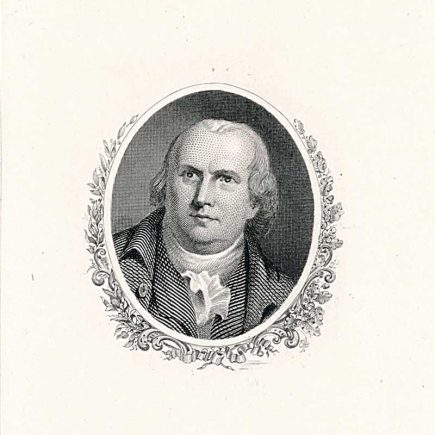Robert Morris portrait proof by Charles Schlecht