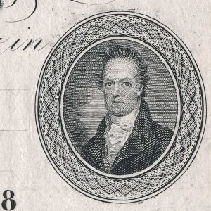New-Hope Delaware Bridge Co. NJ-PA Treasury Note Proof, 1823-1824 - Image 7