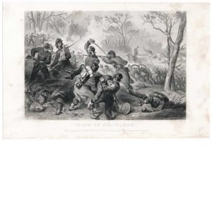 F.O.C. Darley, Engraving, Death of Col. Baker, 1862 - Image 2