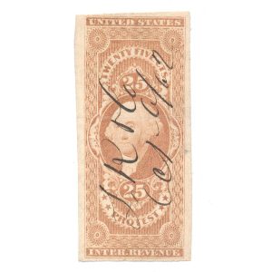 R49a First Issue Revenue Stamp Oct 6, 1862 Cancel