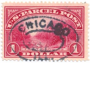 Q12 $1 Parcel Post Stamp, 1913, used
