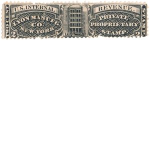 RS168c Lyon Manufacturing Co. NY Medicine Stamp