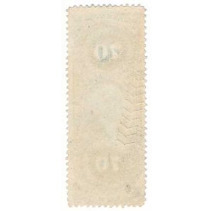 R65d First Issue Revenue Stamp, Foreign Exchange, Silk paper - Image 2