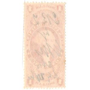 R66c $1.00 First Issue Revenue Stamp, Conveyance - Image 2