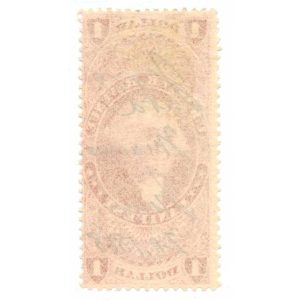 R72c $1.00 First Issue Revenue Stamp, Manifest - Image 2