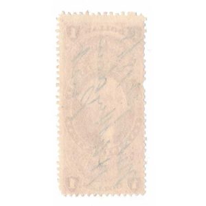R72c $1.00 First Issue Revenue Stamp, Manifest - Image 2