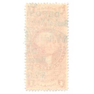 R72c $1.00 First Issue Revenue Stamp, Manifest, Bank of NY - Image 2