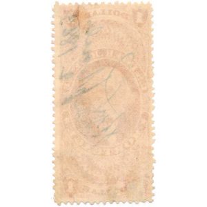 R73c $1.00 First Issue Revenue Stamp, Mortgage - Image 2