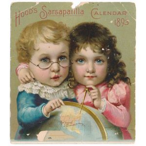 Hood's Sarsaparilla 1893 Calendar Header