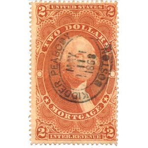 R82c $2.00 Mortgage Revenue Stamp, SON cancel