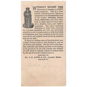 Ayer's Sarsaparilla Trade Card, Discovery of America - Image 2