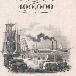 1840s Farmers' & Manufacturers' Bank Stock Certificate Proof, Poughkeepsie - Image 5