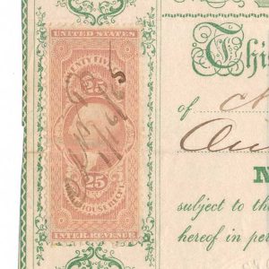 R50c on 1865 New York and Boston Oil Co. Stock Certificate - Image 3