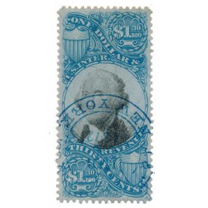 R119 $1.30 Second Issue Revenue Stamp - Image 3