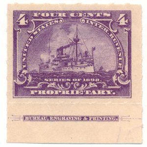 RB30 Proprietary Revenue Stamp with BEP Imprint MH