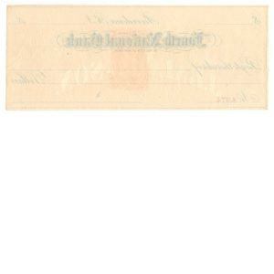 RN-B1 Revenue on unused check of J. Balch & Son (druggists), Providence RI - Image 3