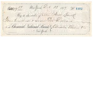 RN-G1b on draft of Atwater, Asten & Co. New York 1877 - Image 4