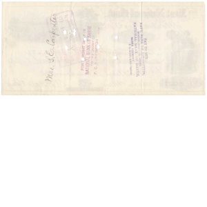RN-X7 Revenue Imprint on draft, Manchester, NH ABNCo 1899 - Image 4