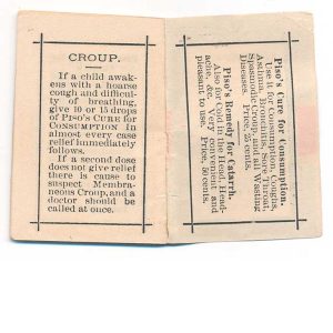 E. T. Hazeltine's Pocketbook Almanac for 1889, Piso's Cure - Image 3