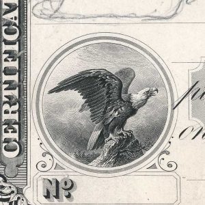 1870s Banking House of S. McClean & Co. Pittsburgh, Certificate of Deposit Proof - Image 4