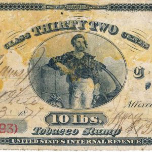TF22 Series of 1869 Tobacco Stamp - Image 2