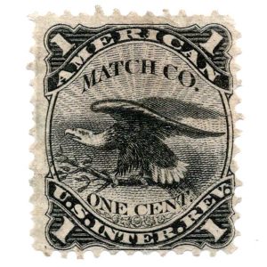 RO12a American Match Co. Revenue Stamp