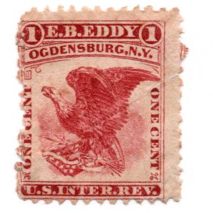 RO75Ad E.B. Eddy Match Stamp