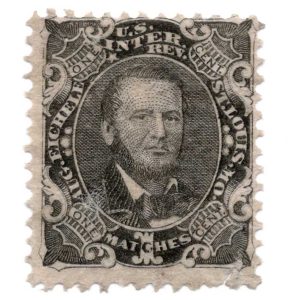 RO76a August Eichele Match Stamp, St. Louis, MO