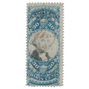 R113 30c Second Issue Revenue Stamp