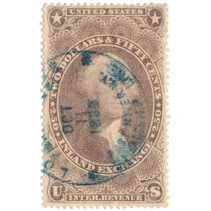 R84c First Issue Inland Exchange Steamship cancel