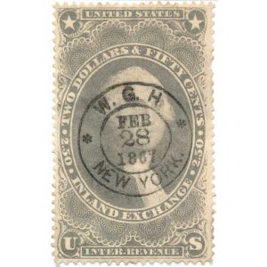 R84c First Issue Inland Exchange WGH NY cancel