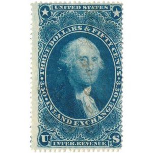 R87c First Issue, $3.50 Inland Exchange Revenue Stamp