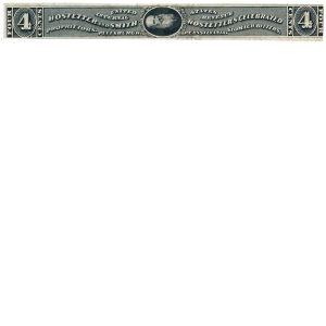 RS132b Hostetter's Celebrated Stomach Bitters Medicine Stamp
