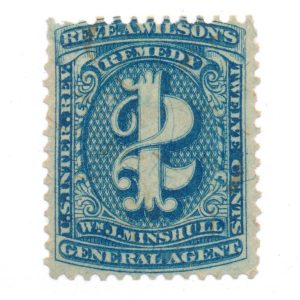 RS270b Rev. E. A. Wilson Medicine Co. Revenue Stamp