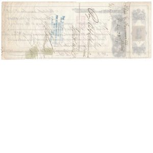 December 13, 1873 Mobile, Alabama First Bill of Exchange, Cotton - Image 2