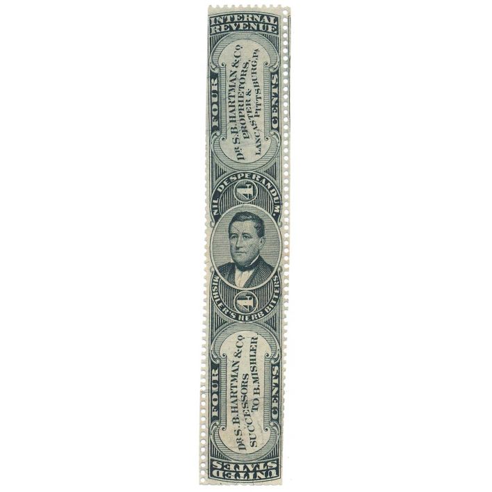 RS99b SB Hartman & Co. Medicine Stamp