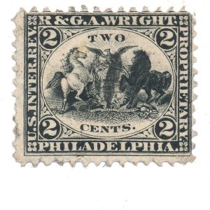 RT23b R. & G.A. Wright Perfume Stamp, Philadelphia