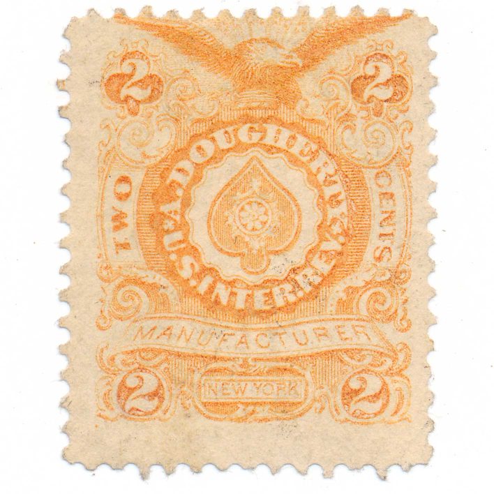 RU2a A. Dougherty Playing Card Stamp