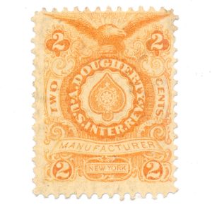 RU2a A. Dougherty Playing Card Stamp