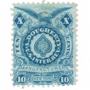 RU6a A. Dougherty Playing Card Stamp