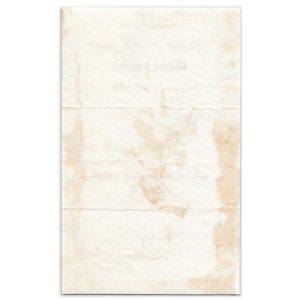 RN-B1 on Stewart & Morgan 1869 letterhead drug receipt, Indianapolis - Image 2
