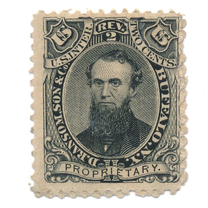RS197d D. Ransom, Son & Co. Medicine Stamp MNH