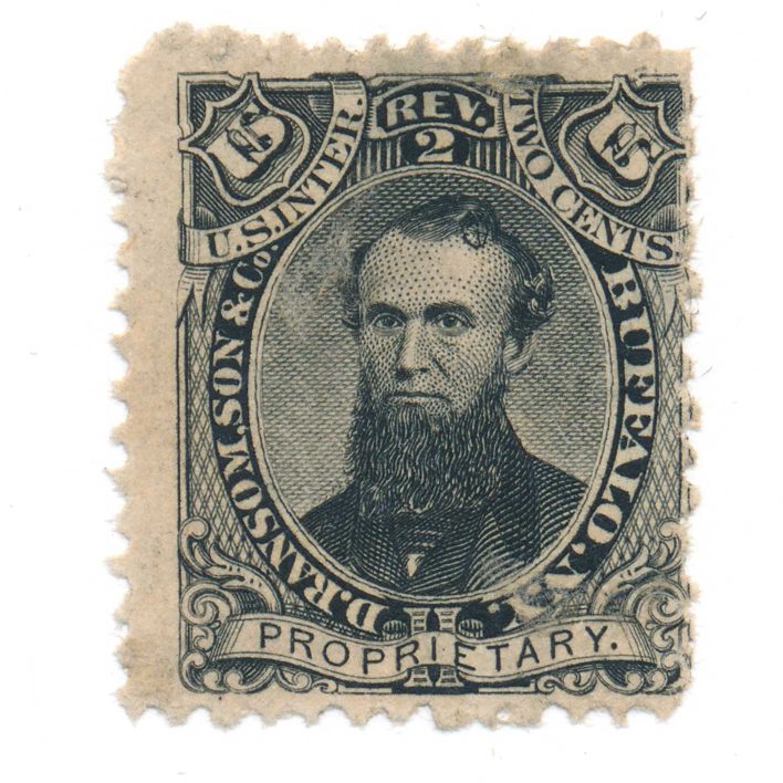 RS197d D. Ransom, Son & Co. Medicine Stamp