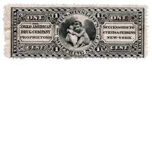 RS1d Anglo-American Drug Co., Mrs. Winslow's Soothing Syrup Stamp
