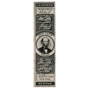 RS22a Demas Barnes & Co. Medicine Stamp