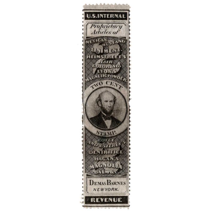 RS22a Demas Barnes & Co. Medicine Stamp